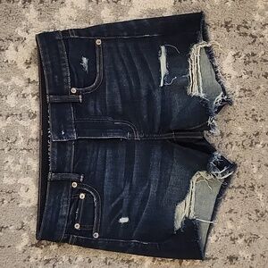 American Eagle Next Level Stretch Midi Jean Shorts